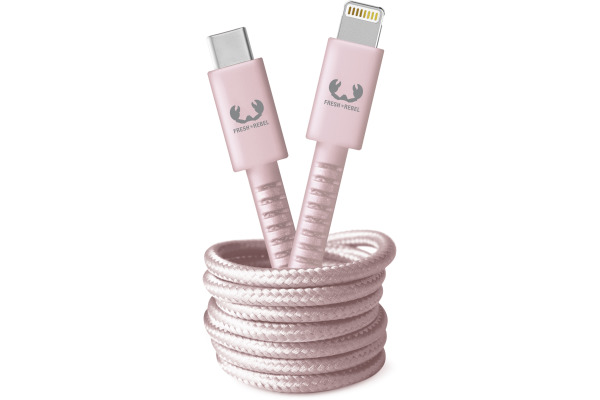 FRESH´N R USB C-Lightning 2CLC200SP 2m Smokey Pink