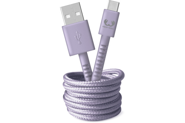 FRESH´N R USB A-USB C 3A 480Mbps 2UCC200DL 2m Dreamy Lilac