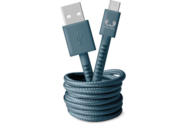 FRESH´N R USB A-USB C 3A 480Mbps 2UCC200DV 2m Dive Blue