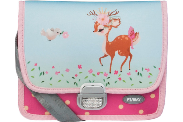 FUNKI Kindergarten-Tasche Bambi 6020.021 hellblau/pink 265x200x700mm