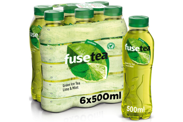 FUSE TEA Green Tea Lime & Mint, Pet 400001599 50 cl, 6 Stk.