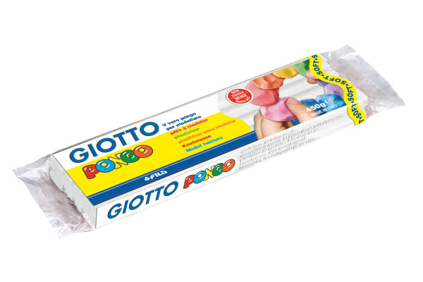 GIOTTO Knete Pongo 450g 514407 weiss