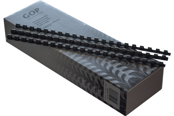 GOP Plastikbinder&amp;uuml;cken 020726 8mm, schwarz 100...