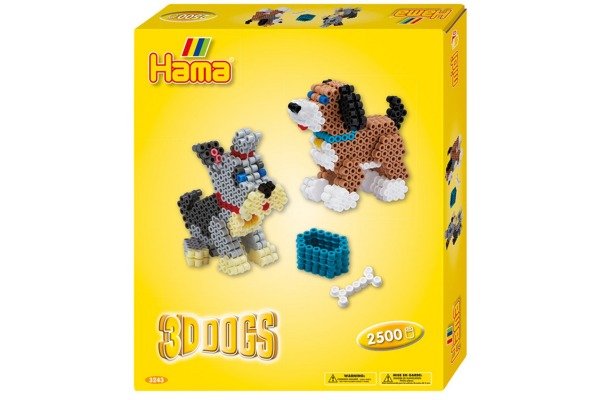 HAMA Bügelperlen Set Midi G1013243 3D Hunde