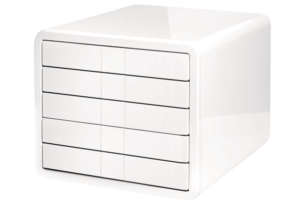 HAN Schubladenbox i-Box A4/C4 1551-12 weiss, 5 Schubladen