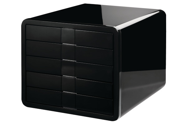 HAN Schubladenbox i-Box A4 C4 1551-13 schwarz, 5 Schubladen