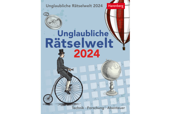 HARENBERG Abreisskal. Rätselwelt 2024 3310171 DE 12.5x16cm