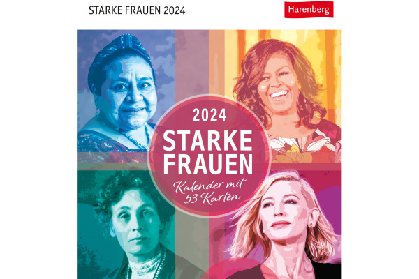 HARENBERG Postkal. starke Frauen 2024 3310185 DE 16x17.5cm