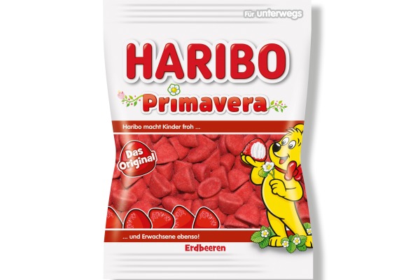 HARIBO Primavera Erdbeeren 48823 Beutel 100g - Schlup