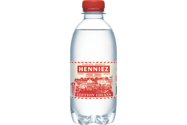 HENNIEZ rot, mit Kohlensäure 12539369 33 cl, 24 Stk.
