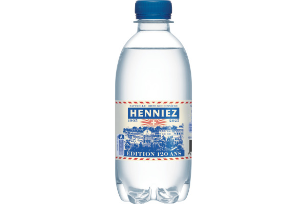 HENNIEZ blau, ohne Kohlensäure 12539383 33 cl, 24 Stk.