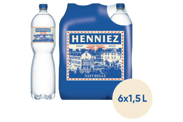 HENNIEZ blau, ohne Kohlensäure 7910026 150 cl, 6 Stk.
