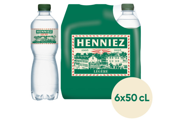 HENNIEZ grün, wenig Kohlensäure 7910105 50 cl, 6 Stk.
