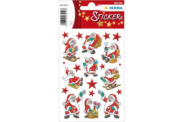 HERMA Sticker Weihnachten 3219 bunt 63 St&amp;uuml;ck 3...