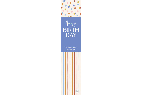 Geburtstagskalender Design 7x33cm HEYE