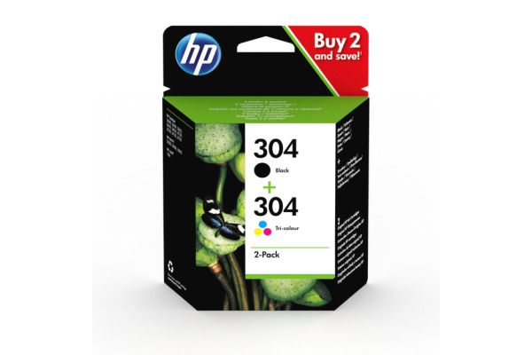 HP Combopack 304 BK/color 3JB05AE DeskJet 2620 120/100 Seiten