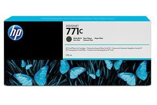 HP Tintenpatrone 771C matte black B6Y07A DesignJet Z6200 775ml