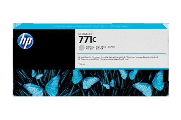 HP Tintenpatrone 771C light grey B6Y14A DesignJet Z6200 775ml