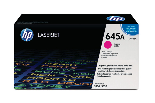 HP Toner-Modul 645A magenta C9733A Color LaserJet 5500 12´000 S.