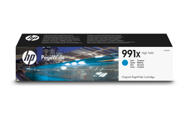 HP PW-Cartridge 991X cyan M0J90AE PageWide Pro 755/772 16´000 S.