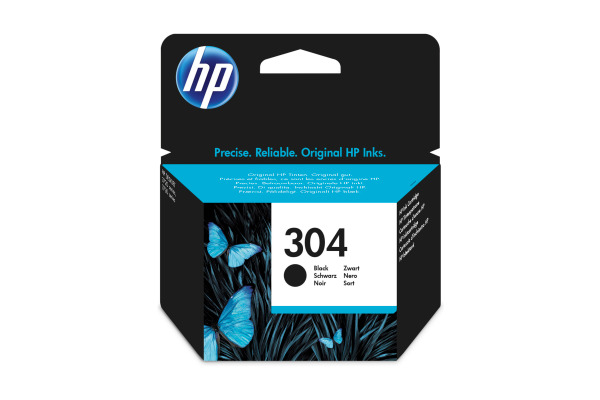 HP Tintenpatrone 304 schwarz N9K06AE DeskJet 3720/30 120 Seiten