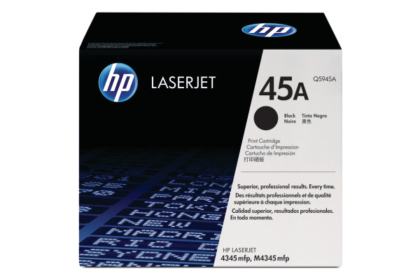 HP Toner-Modul 45A schwarz Q5945A LaserJet 4345 18´000 Seiten