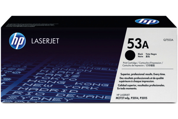 HP Toner-Modul 53A schwarz Q7553A LaserJet P2015 3000 Seiten
