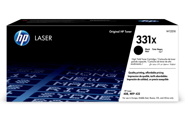 HP Toner-Modul 331X schwarz W1331X Laser 408dn/432fdn 15´000 S.