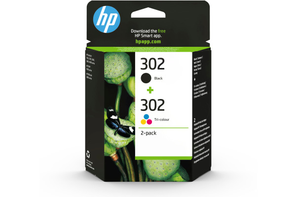 HP Combopack 302 BK/color X4D37AE OfficeJet 3830 190/165 Seiten