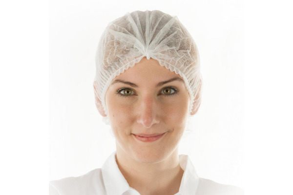 HYGONORM Klipphaube Light PP Vlies 50cm 7943 weiss PP Vlies 100 Stück