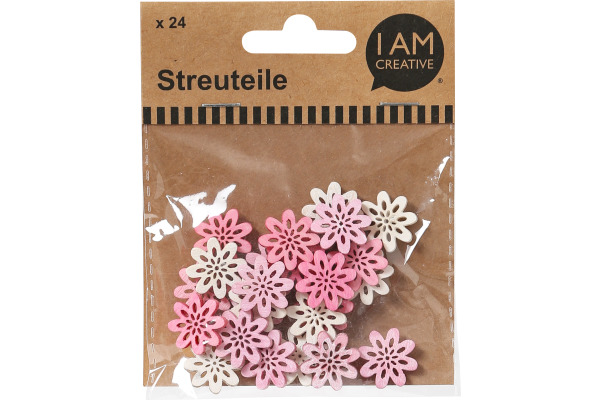 I AM CREA Streuteile Blume 4501.86 III, bunt, 24 Stück