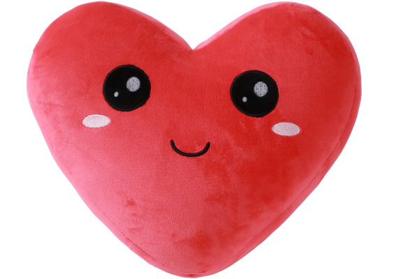 I-TOTAL Kissen Herz XL2208I rot 33x28cm