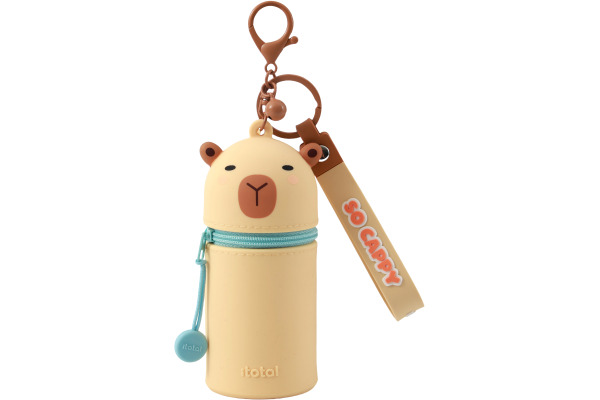 I-TOTAL Schlüsselanhänger Silikonetui XL2486G Capybara