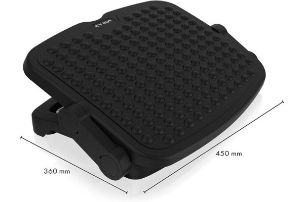ICY BOX Ergonomic footrest IB-EWA111 10 cm/12 cm/15 cm