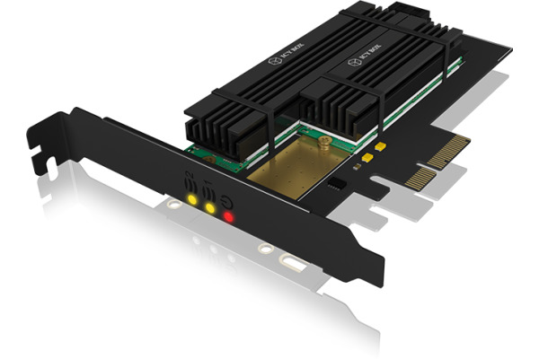 ICY BOX PCIe-Karte, 1x M.2 SATA III IB-PCI215 1x M.2 PCIe PCIe 4.0 FP+LP