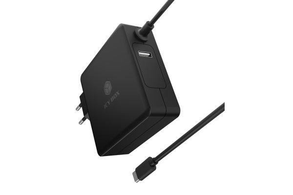ICY BOX Wall charger for USB PD 3.0 IBPS101PD USB-C, USB-A Port, 90W