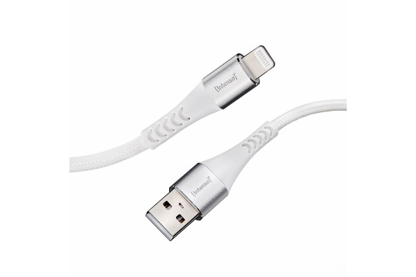 INTENSO Cable USB-A to Lightning 7902102 1.5 m, Nylon white