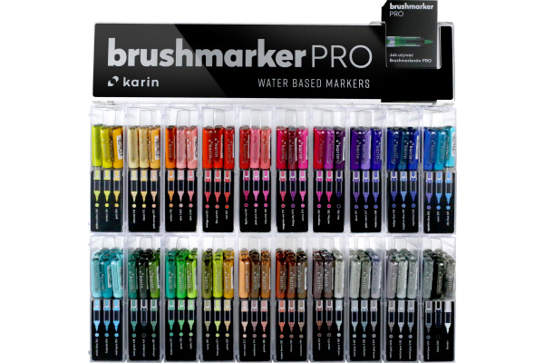 KARIN Brush Marker PRO 27C11 Display 240 Stück