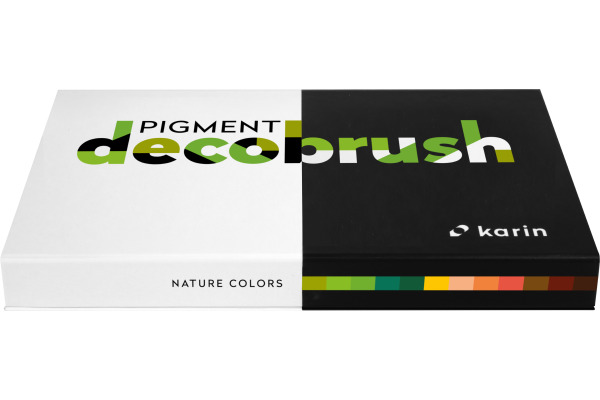 KARIN Pigment Deco Brush 29C3 Nature Colors Set 12 Farben