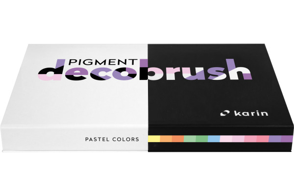 KARIN Pigment Deco Brush 29C7 Pastel Colors Set 12 Farben