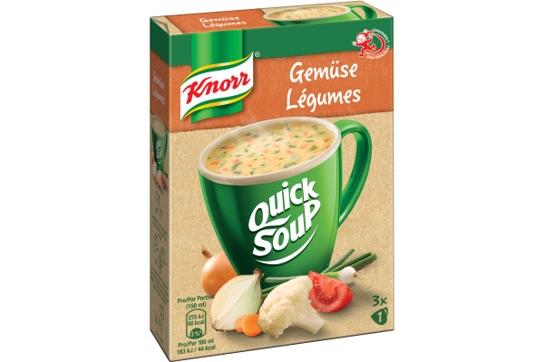 KNORR Quick Soup Gemüsecrème 400000853 3 x 44 g