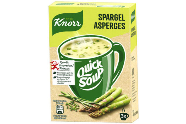KNORR Quick Soup Spargel 400001460 3 x 42 g