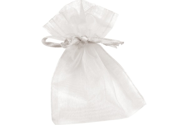 KNORR Organzasäckchen 10x8cm 216399410 weiss
