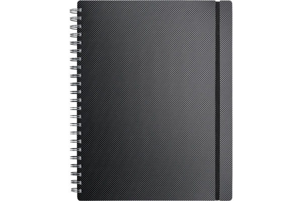 KOLMA Notizbuch LineaVerde Premium 06.516.06 schwarz, kariert 120 Blatt