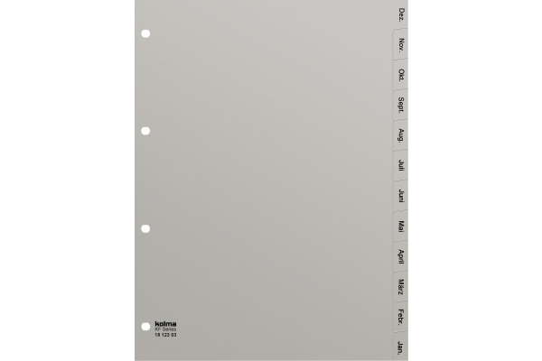 KOLMA R&amp;eacute;pertoires KolmaFlex A4 18.123.03 gris...