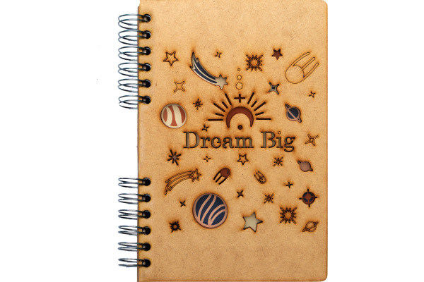 KOMONI Notizbuch Dream Big A5 DRE5G liniert 90 Blatt