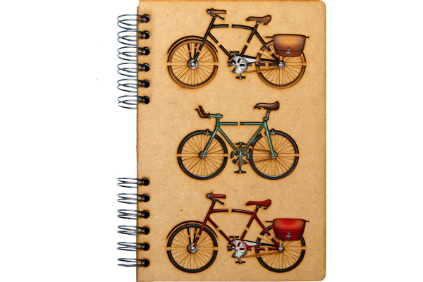 KOMONI Notizbuch Vintage bikes A5 VINF5G liniert 90 Blatt