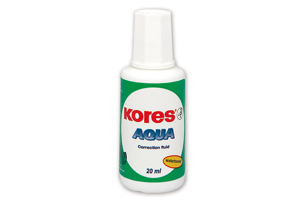 Kores Korrekturfl&amp;uuml;ssigkeit AQUA, 20 ml