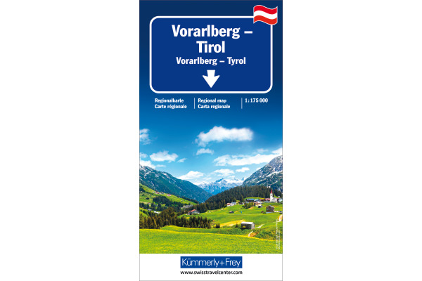 KÜMMERLY Strassenkarte 325590129 Vorarlberg - Tirol