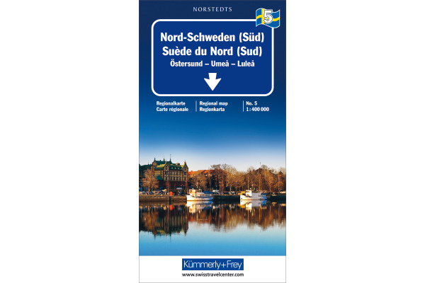 KÜMMERLY Strassenkarte 325901812 Nord-Schweden (Süd) 1:400 000